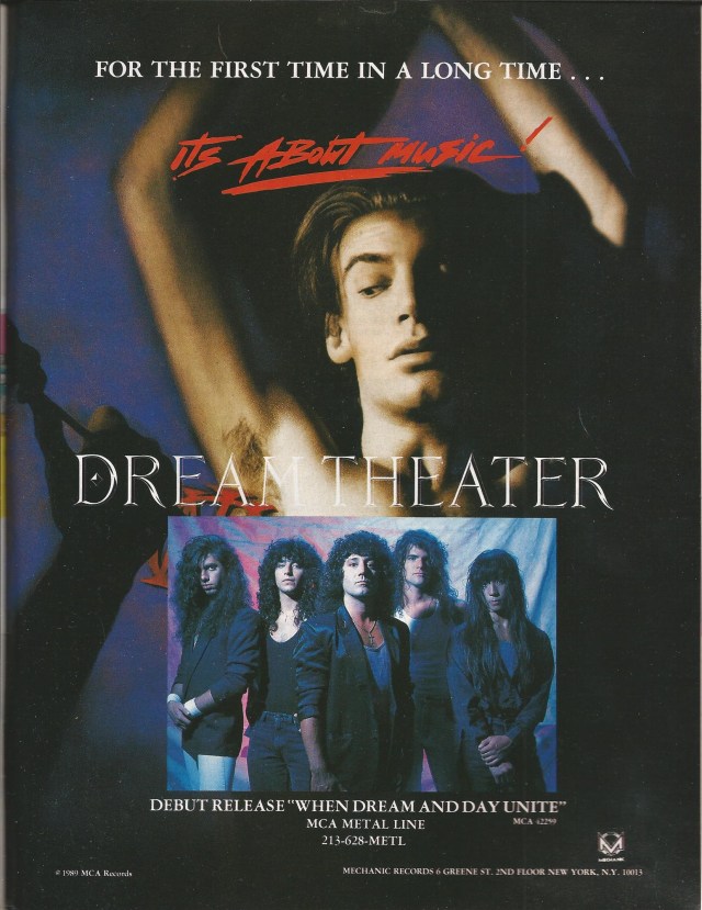 Dream Theater – When Dream and Day Unite Ad (Musician magazine 